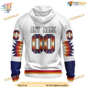 Custom Design With Native Pattern NHL Toronto Maple Leafs Hoodie 3D 2