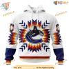 Custom Design With Native Pattern NHL Vancouver Canucks Hoodie 3D