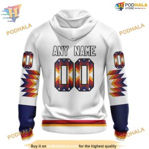 Custom Design With Native Pattern NHL Vancouver Canucks Hoodie 3D 2