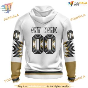 Custom Design With Native Pattern NHL Vegas Golden Knights Hoodie 3D 2