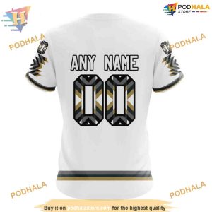 Custom Design With Native Pattern NHL Vegas Golden Knights Hoodie 3D 4