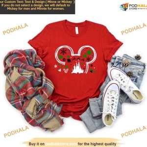 Custom Disney Christmas Family Shirt Mickey Minnie Xmas Gift Family Disney Christmas Party 2