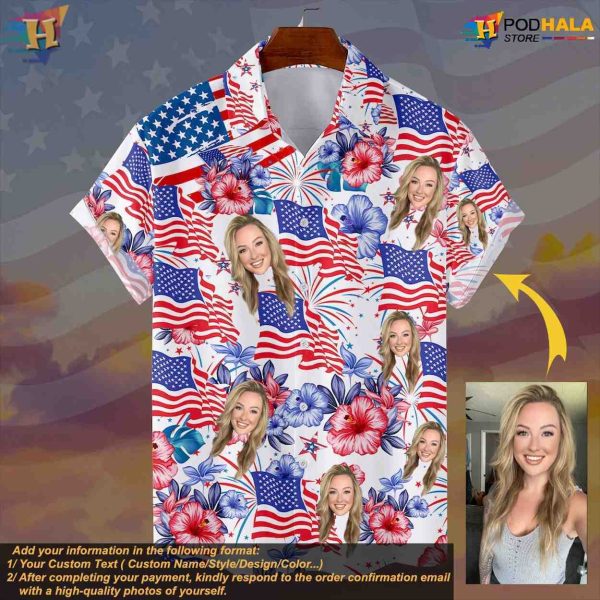 Custom Face Hawaiian Shirt, Personalized Hawaiian Shirt for Men and Women