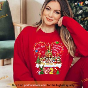 Custom Family Christmas Shirt Mickeys Very Merry 2023 Christmas Family Disney Shirt 3
