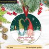 Custom Gnome Christmas Ornament, Whimsical Holiday Decor