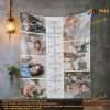 Custom Grandma Besties and Family Picture Blanket, Photo Blanket Gifts