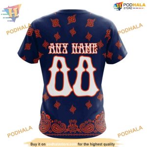 Custom Grateful Dead Design NHL Edmonton Oilers Hoodie 3D 4