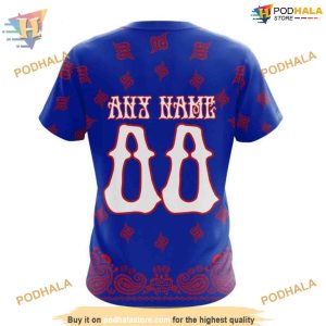 Custom Grateful Dead Design NHL New York Rangers Hoodie 3D 4
