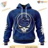 Custom Grateful Dead Design NHL Vancouver Canucks Hoodie 3D