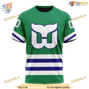 Custom Hartford Whalers 2023 Kits NHL Carolina Hurricanes Hoodie 3D 3