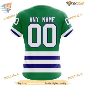 Custom Hartford Whalers 2023 Kits NHL Carolina Hurricanes Hoodie 3D 4