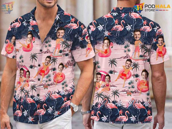 Custom Hawaiian Outfits, Floral Tropical Aloha Shirt, Personalized for Men Women