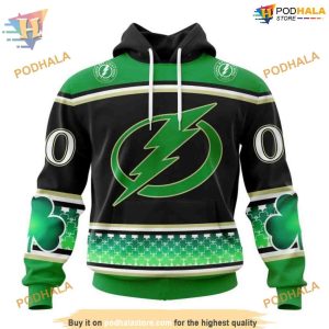 Custom Hockey Celebrate St Patrick's Day NHL Tampa Bay Lightning Hoodie 3D