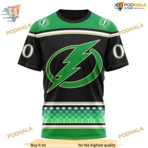 Custom Hockey Celebrate St Patrick's Day NHL Tampa Bay Lightning Hoodie 3D 3