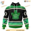 Custom Hockey Celebrate St Patrick's Day NHL Toronto Maple Leafs Hoodie 3D
