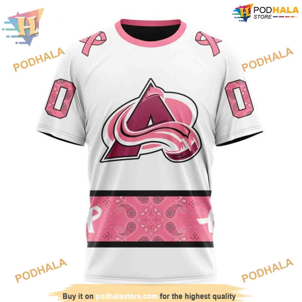 Pink sale avalanche jersey