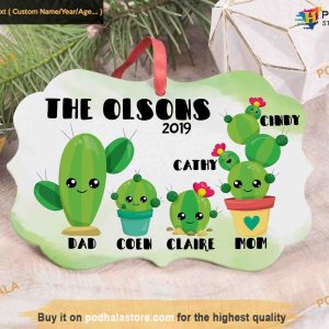Custom Keepsake Ornament, Personalized Family Christmas Treasures