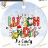 Custom Lunch Lady & Librarian Christmas Ornament, 2023 Teacher Gift
