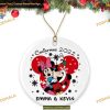 Custom Mickey & Minnie Mouse 2023 Personalized Christmas Ornament