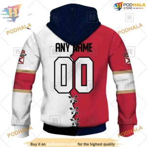 Custom Mix Jersey 2023 Style NHL Florida Panthers Hoodie 3D Sweatshirt 3