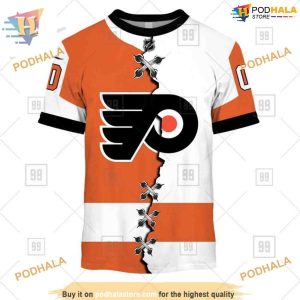 Custom Mix Jersey 2023 Style NHL Philadelphia Flyers Hoodie 3D 2