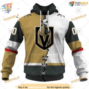 Custom Mix Jersey 2023 Style NHL Vegas Golden Knights Hoodie 3D Shirt 1