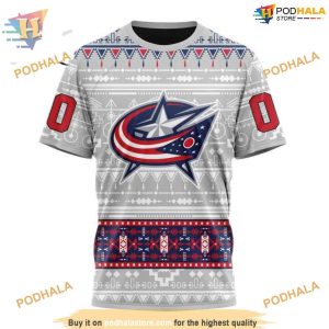 Custom NEWized Native Design NHL Columbus Blue Jackets Hoodie 3D 3