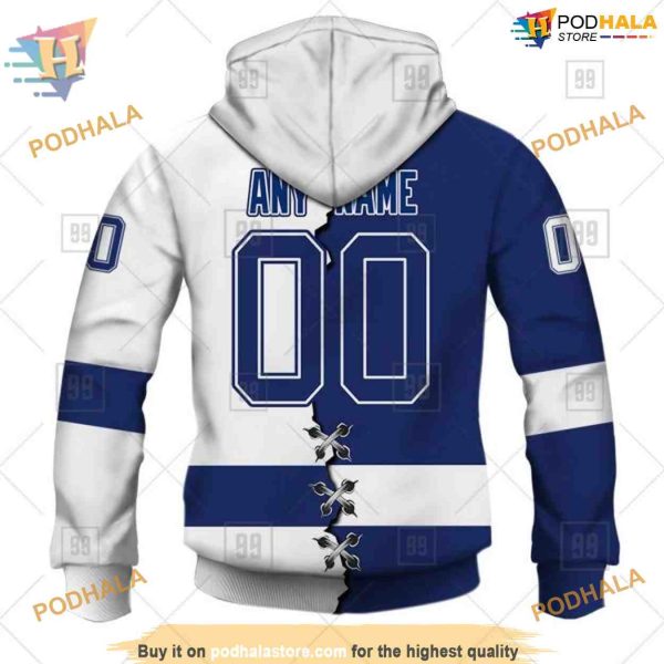 Custom Name And Number Mix Jersey 2023 NHL Tampa Bay Lightning Hoodie 3D