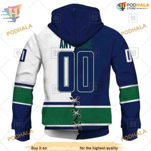 Custom Name And Number Mix Jersey 2023 NHL Vancouver Canucks Hoodie 3D 3