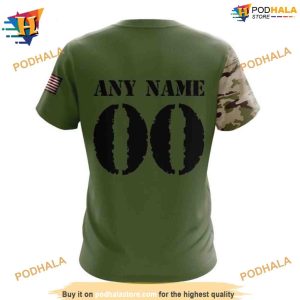Custom Name And Number NHL Special Camo Skull Design Anaheim Ducks Hoodie 3D 4