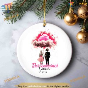 Custom Name Barbenheimer 2023 Ornament Personalized Family Christmas Ornaments 2