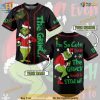 Custom Name The Grinch I'm So Cute Baseball Jersey, Grinch Face 3D Shirt