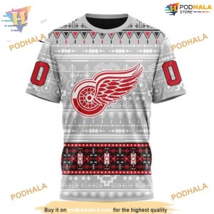 Custom Native Design NHL Detroit Red Wings Hoodie 3D 3
