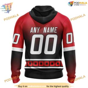 Custom New Gradient Series Concept NHL Carolina Hurricanes Hoodie 3D 2