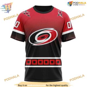 Custom New Gradient Series Concept NHL Carolina Hurricanes Hoodie 3D 3
