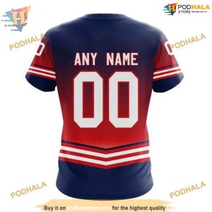 Custom New Gradient Series Concept NHL Columbus Blue Jackets Hoodie 3D 4