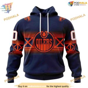 Custom New Gradient Series Concept NHL Edmonton Oilers Hoodie 3D 1