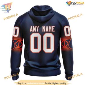 Custom New Gradient Series Concept NHL Edmonton Oilers Hoodie 3D 2