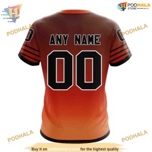 Custom New Gradient Series Concept NHL Philadelphia Flyers Hoodie 3D 4
