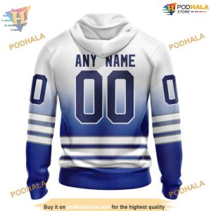 Custom New Gradient Series Concept NHL Toronto Maple Leafs Hoodie 3D 2