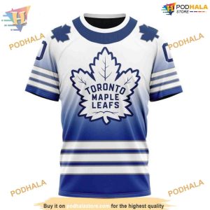 Custom New Gradient Series Concept NHL Toronto Maple Leafs Hoodie 3D 3