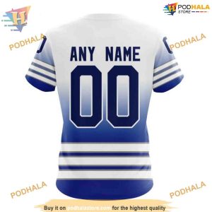 Custom New Gradient Series Concept NHL Toronto Maple Leafs Hoodie 3D 4