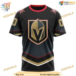Custom New Gradient Series Concept NHL Vegas Golden Knights Hoodie 3D 3
