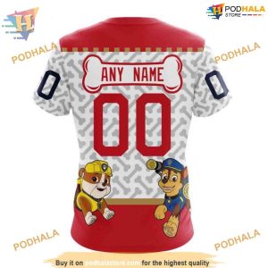 Custom PawPatrol Design NHL Florida Panthers Hoodie 3D Sweatshirt 4