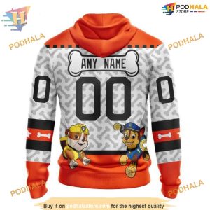 Custom PawPatrol Design NHL Philadelphia Flyers Hoodie 3D 2