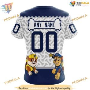 Custom PawPatrol Design NHL Vancouver Canucks Hoodie 3D 4