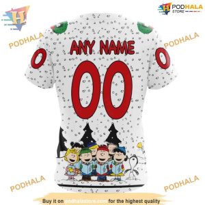 Custom Peanuts Design NHL Carolina Hurricanes Hoodie 3D Sweatshirt 4