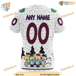 Custom Peanuts Design NHL Colorado Avalanche Hoodie 3D Sweatshirt 4