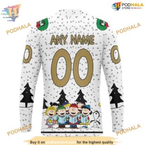 Custom Peanuts Design NHL Vegas Golden Knights Hoodie 3D Shirt 4