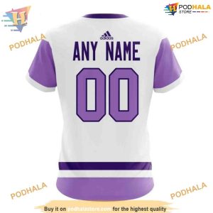 Custom Personalize 2023 Hockey Fight Cancer NHL Chicago Blackhawks Hoodie 3D 4